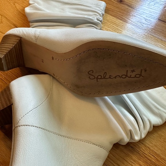 Splendid White Slouchy Mid-Calf Nica Bootie size 10 - Picture 6 of 6